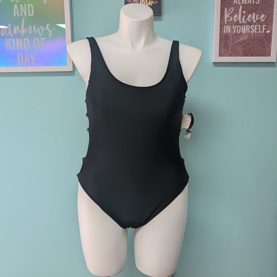 XL No Boundaries Black Cutout One piece