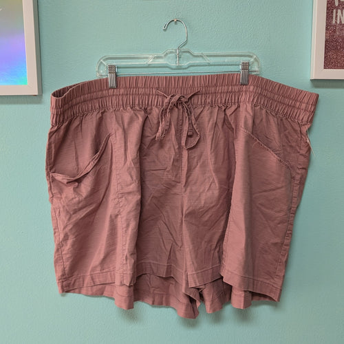 Sz3X Ava&Viv Mauve Paper bag Shorts