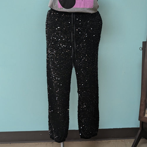 High Waist Sparkle Pants/Joggers