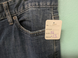 Calvin Klein sz14 Straight Leg Denim