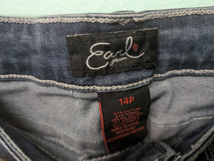 Earl Denim Embellished Pockets sz14 petite