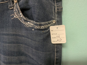 Earl sz14 Distressed Pocket Denim