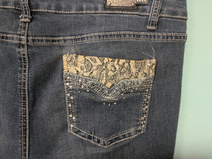 Earl sz14 Distressed Pocket Denim