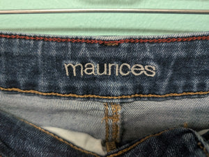 Maurice's sz14 Distressed Hem Skinny