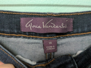 Gloria Vanderbilt Amanda Denim sz14