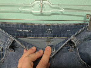 St John's Bay Girlfriend Denim sz14