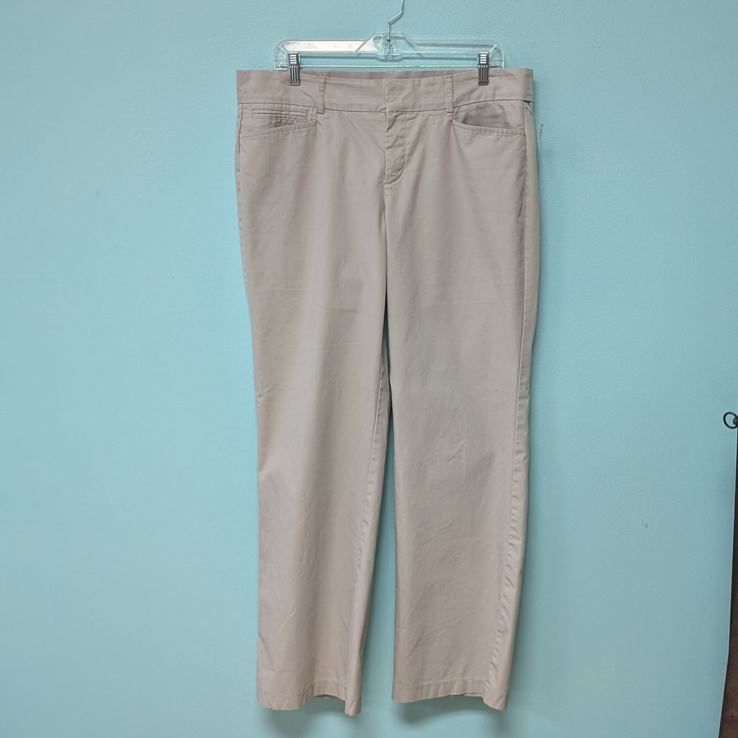 Dockers Khaki Twill Straight Leg Pants sz14