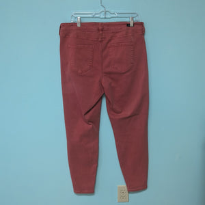 Liverpool Los Angeles Burnt Coral Skinny Ankle Denim sz14