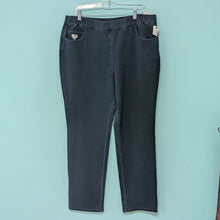 Load image into Gallery viewer, Dark Denim Pull On Jeggings szL