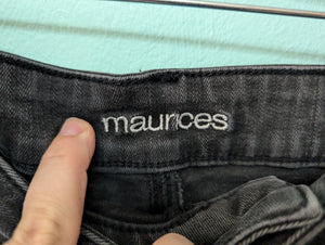 szXL Maurices Black Jeggings