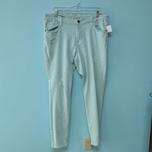 Load image into Gallery viewer, Old Navy Rock Star Mint Denim sz16