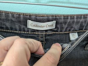 sz16 Coldwater Creek Grey Straight Leg