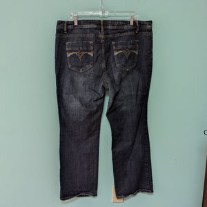 Faded Glory Sz18W Bootcut Denim