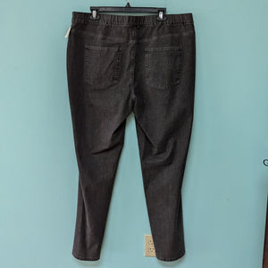 Isaac Mizarahi Black Jeggings Sz18W