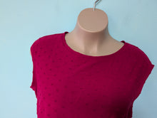 Load image into Gallery viewer, XL Elle Swiss Dot Red Sleeveless Top