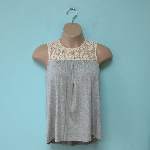 XL Como Vintage Grey Tank