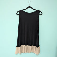 Load image into Gallery viewer, Lg Logo Layers Black Lace Trim Tank