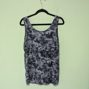 0X Terra & Sky Blue Watercolor Tank