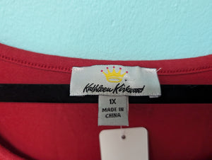 1X Kathleen Kirkwood Red Tank