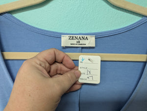 1X Zenana Light Blue Tank