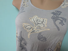 Load image into Gallery viewer, 0X Maurice&#39;s Blue Grey Floral Tank