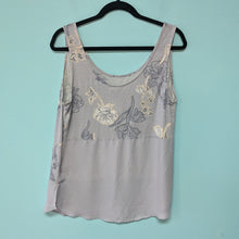 Load image into Gallery viewer, 0X Maurice&#39;s Blue Grey Floral Tank