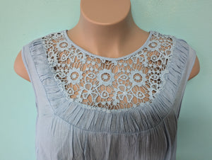 14/16 Lane Bryant Light Blue Flowy Sleeveless Top