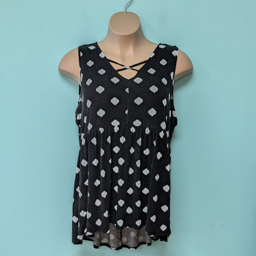 1X Terra & Sky Polka Dot Babydoll