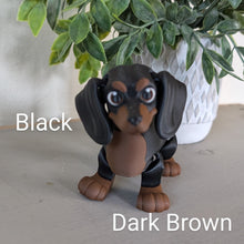 Load image into Gallery viewer, Dino the Dachshund 3D printed Articulating