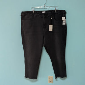 Sz22 Good American NWT Black Skinny Denim