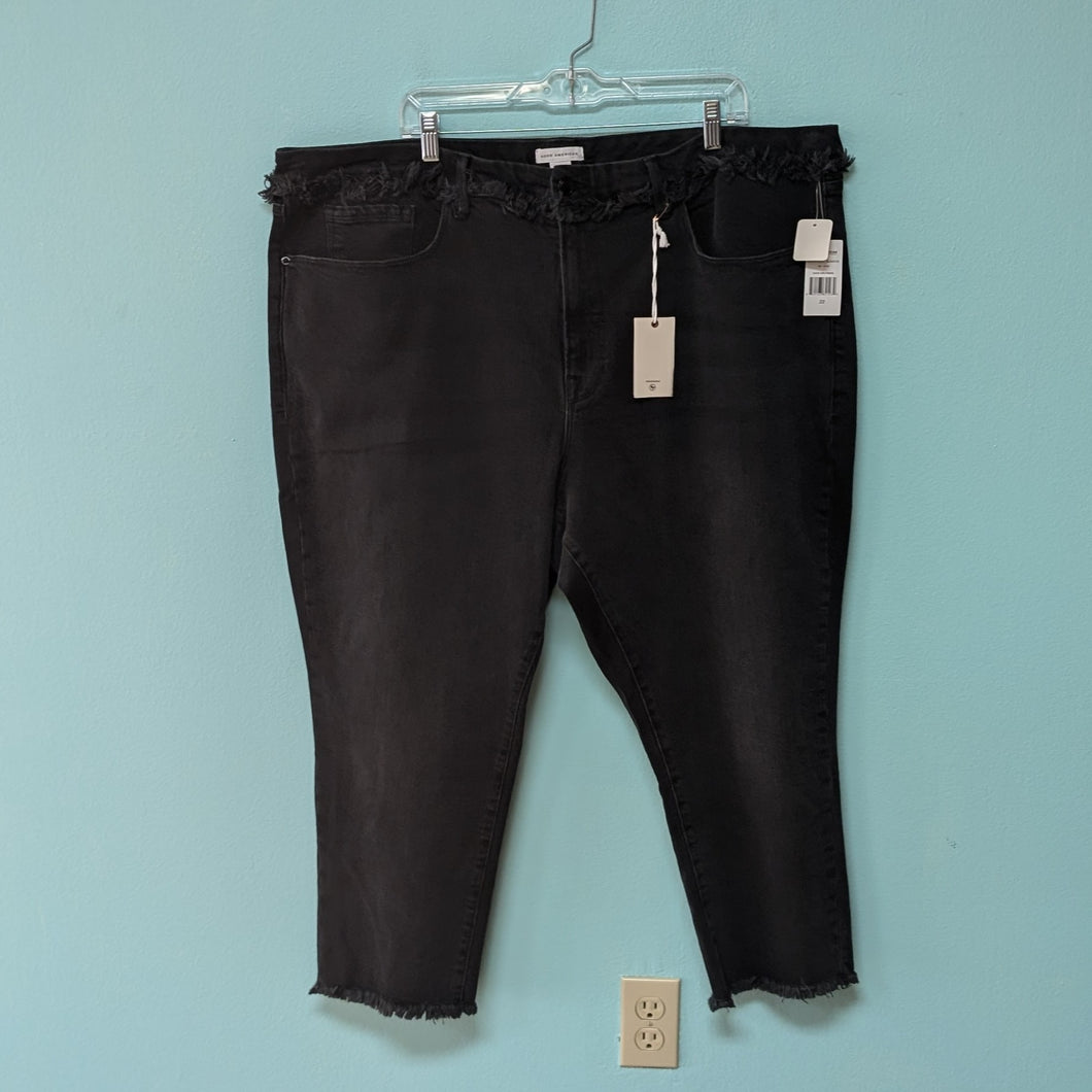 Sz22 Good American NWT Black Skinny Denim