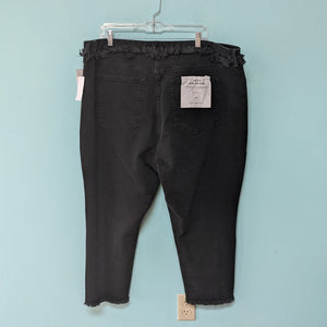 Sz22 Good American NWT Black Skinny Denim