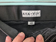 Load image into Gallery viewer, Sz22W Ava &amp; Viv Black Skinny Denim