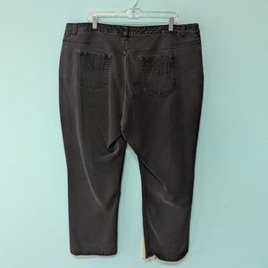 Sz22W Black Jones New York Straight Leg