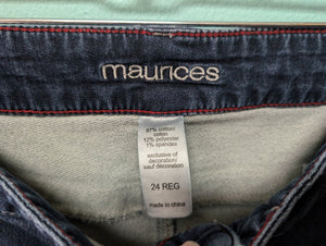 Sz24 Maurices Dark Denim