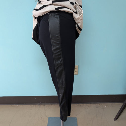 Sz3X Maurices Tuxedo Stripe Black Leggings