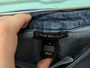 Sz22 Lane Bryant Crop Skinny