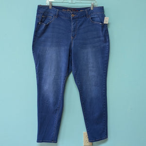 Sz20W Faded Glory Blue Blue Jeggings