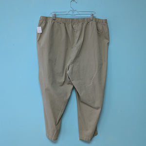 Sz30W Woman Within Tan Khaki Jeggings