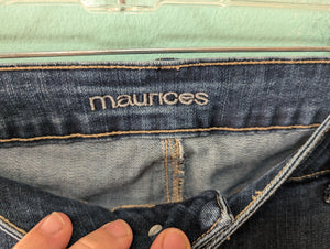 Sz18S Maurices Cuffed Denim