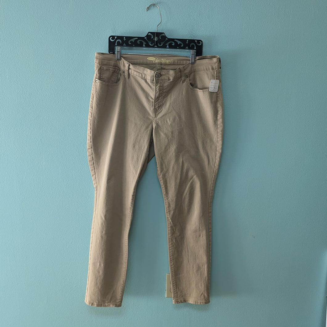 Sz16 Old Navy Khaki Boot Cut