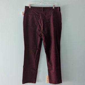 Sz16 Gloria Vanderbilt Wine "Amanda" Denim