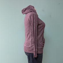 Load image into Gallery viewer, SzXL Purple Heathered Zip up Hoodie Maurices