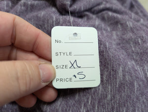 SzXL Purple Heathered Zip up Hoodie Maurices