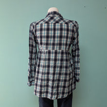 Load image into Gallery viewer, SzXL Blue Plaid Tunic Relatively