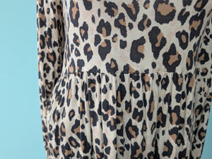 SzXL Leopard print Long Sleeve Tunic Maurices