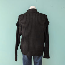 Load image into Gallery viewer, SzXL Ruffle Shoulder Sweater Time &amp; True