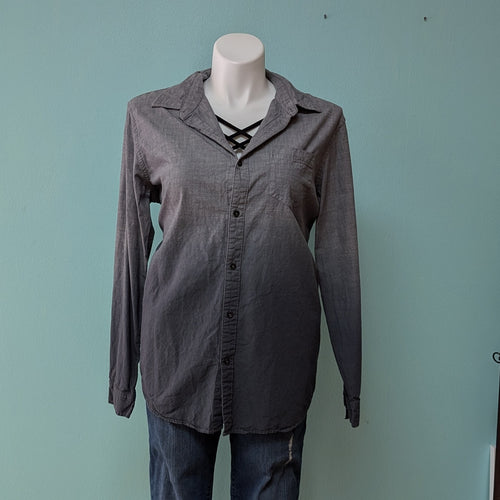 SzXL Grey Hombre George Button Up