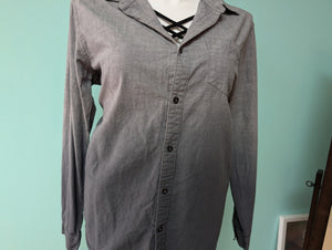 SzXL Grey Hombre George Button Up