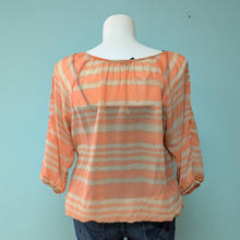 Load image into Gallery viewer, SzXL Maurices Tan/Peach Stripe Banded Bottom